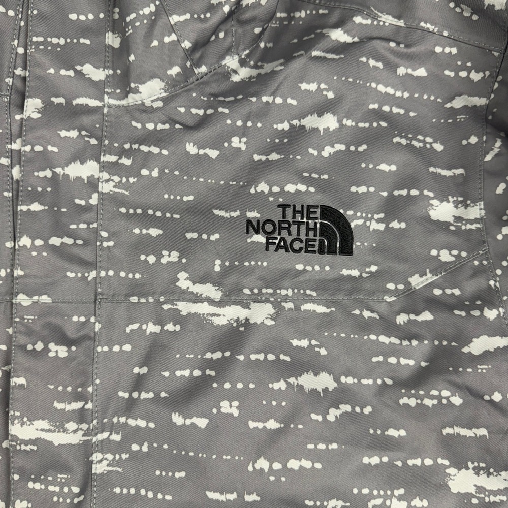 The North Face Venture JAcket Mens Medium DryVent Hooded White Gray - Picture 5 of 16
